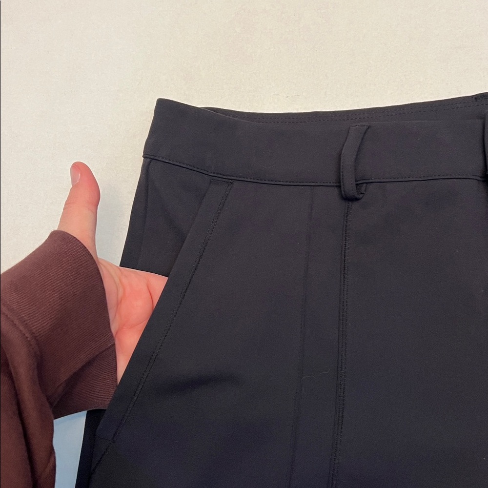 HALARA WOMENS BLACK DAY STRETCH HIGH WAISTED SKINNY CASUAL PANTS LARGE - Picture 13 of 16